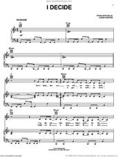 Cover icon of I Decide sheet music for voice, piano or guitar by Lindsay Lohan and Diane Warren, intermediate skill level