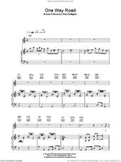 Cover icon of One Way Road sheet music for voice, piano or guitar by Paul Weller and Noel Gallagher, intermediate skill level