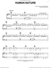 Cover icon of Human Nature sheet music for voice, piano or guitar by Michael Jackson, intermediate skill level