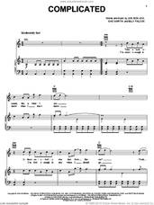 Cover icon of Complicated sheet music for voice, piano or guitar by Bon Jovi, Billy Falcon and Max Martin, intermediate skill level