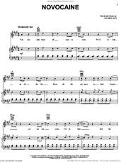 Cover icon of Novocaine sheet music for voice, piano or guitar by Bon Jovi, intermediate skill level