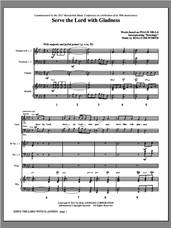 Cover icon of Serve the Lord with Gladness (COMPLETE) sheet music for orchestra/band by Rollo Dilworth, intermediate skill level