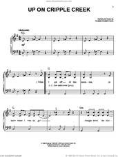Cover icon of Up On Cripple Creek sheet music for piano solo by The Band and Robbie Robertson, easy skill level