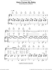 Cover icon of Here Comes My Baby sheet music for voice, piano or guitar by Cat Stevens, intermediate skill level