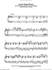 Cover icon of Love Goes Down sheet music for piano solo by Plan B, Benjamin Drew, Eric Appapoulay, Richard Cassell and Tom Goss, intermediate skill level