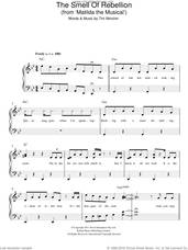 Cover icon of The Smell Of Rebellion ('From Matilda The Musical') sheet music for piano solo by Tim Minchin, easy skill level