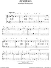 Cover icon of Higher Ground sheet music for piano solo by Stevie Wonder, easy skill level