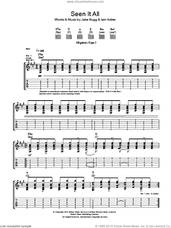 Cover icon of Seen It All sheet music for guitar (tablature) by Jake Bugg and Iain Archer, intermediate skill level