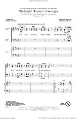 Cover icon of Midnight Train To Georgia sheet music for choir (SATB: soprano, alto, tenor, bass) by Steve Zegree and Gladys Knight & The Pips, intermediate skill level