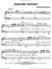 Cover icon of Dear Mr. Fantasy sheet music for piano solo by Traffic, easy skill level