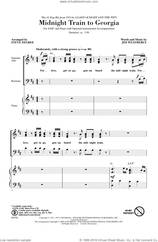 Cover icon of Midnight Train To Georgia sheet music for choir (SAB: soprano, alto, bass) by Steve Zegree, intermediate skill level