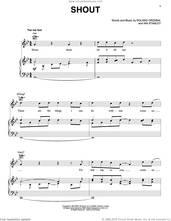 Cover icon of Shout sheet music for voice, piano or guitar by Tears For Fears, Disturbed, Ian Stanley and Roland Orzabal, intermediate skill level
