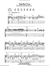 Cover icon of Sad But True sheet music for guitar (tablature) by Metallica, James Hetfield and Lars Ulrich, intermediate skill level