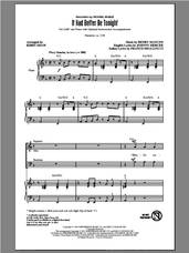 Cover icon of It Had Better Be Tonight sheet music for choir (SAB: soprano, alto, bass) by Henry Mancini, Kirby Shaw and Michael Buble, intermediate skill level