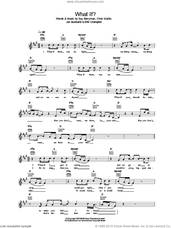 Cover icon of What If? sheet music for voice and other instruments (fake book) by Coldplay, Chris Martin, Guy Berryman, Jon Buckland and Will Champion, intermediate skill level