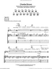 Cover icon of Charlie Brown sheet music for guitar (tablature) by Coldplay, Brian Eno, Chris Martin, Guy Berryman, Jon Buckland and Will Champion, intermediate skill level