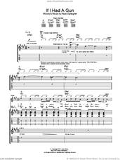 Cover icon of If I Had A Gun... sheet music for guitar (tablature) by Noel Gallagher's High Flying Birds and Noel Gallagher, intermediate skill level