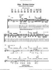 Cover icon of AKA... Broken Arrow sheet music for guitar (tablature) by Noel Gallagher's High Flying Birds and Noel Gallagher, intermediate skill level