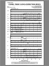 Cover icon of Come, Thou Long-Expected Jesus (from Carols For Choir And Congregation) (COMPLETE) sheet music for orchestra/band by Joseph M. Martin, intermediate skill level