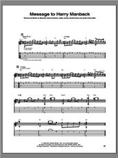 Cover icon of Message To Harry Manback sheet music for guitar (tablature) by Tool, intermediate skill level