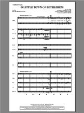 Cover icon of O Little Town Of Bethlehem (from Carols For Choir And Congregation) (COMPLETE) sheet music for orchestra/band by Joseph M. Martin, intermediate skill level
