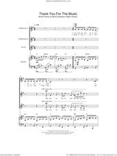 Cover icon of Thank You For The Music sheet music for choir (SSA: soprano, alto) by ABBA, Benny Andersson and Bjorn Ulvaeus, intermediate skill level