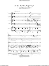 Cover icon of Do You Hear The People Sing? (from Les Miserables) sheet music for choir by Original Cast Recording, Alain Boublil, Claude-Michel Schonberg, Herbert Kretzmer and Jean-Marc Natel, intermediate skill level
