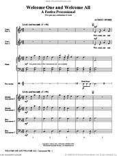 Cover icon of Welcome One And Welcome All, a festive processional sheet music for orchestra/band (full score) by Audrey Snyder, intermediate skill level