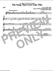 Cover icon of The Song That Goes like This sheet music for orchestra/band (oboe) by Mac Huff, Eric Idle and John Du Prez, intermediate skill level