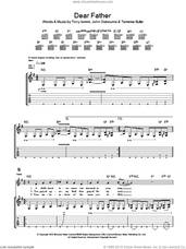 Cover icon of Dear Father sheet music for guitar (tablature) by Black Sabbath, John Osbourne, Terrence Butler and Tony Iommi, intermediate skill level