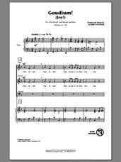 Cover icon of Gaudium! sheet music for choir (3-Part Mixed) by Audrey Snyder, intermediate skill level