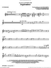 Cover icon of September (arr. Mark Brymer) (complete set of parts) sheet music for orchestra/band by Allee Willis, Al McKay, Maurice White, Earth, Wind & Fire and Mark Brymer, intermediate skill level