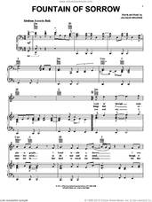 Cover icon of Fountain Of Sorrow sheet music for voice, piano or guitar by Jackson Browne, intermediate skill level