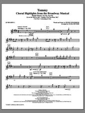 Cover icon of Tommy (complete set of parts) sheet music for orchestra/band by Mark Brymer and The Who, intermediate skill level
