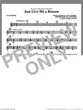 Cover icon of Just Give Me a Reason (complete set of parts) sheet music for orchestra/band by Mark Brymer and Miscellaneous, intermediate skill level