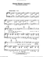 Cover icon of Master Blaster (Jammin') sheet music for voice, piano or guitar by Stevie Wonder, intermediate skill level