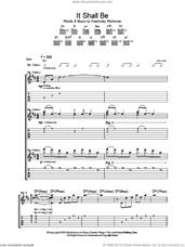 Cover icon of It Shall Be sheet music for guitar (tablature) by Hawksley Workman, intermediate skill level