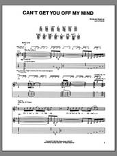 Cover icon of Can't Get You Off My Mind sheet music for guitar (tablature) by Lenny Kravitz, intermediate skill level