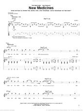 Cover icon of New Medicines sheet music for guitar (tablature) by Dead Poetic, Brandon Rike, Chad Shellabarger, Joshua Shellabarger, Todd Osborn and Zachary Miles, intermediate skill level