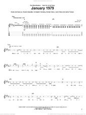 Cover icon of January 1979 sheet music for guitar (tablature) by MewithoutYou, Aaron Weiss, Christopher Kleinberg, Daniel Pishcok, Michael Weiss and Richard Mazzotta, intermediate skill level