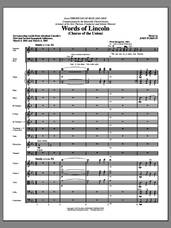 Cover icon of Words of Lincoln (COMPLETE) sheet music for orchestra/band by John Purifoy, intermediate skill level