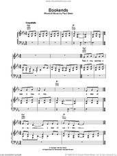 Cover icon of Bookends sheet music for voice, piano or guitar by Simon & Garfunkel and Paul Simon, intermediate skill level