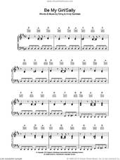 Cover icon of Be My Girl - Sally sheet music for voice, piano or guitar by The Police, Andy Summers and Sting, intermediate skill level