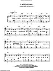 Cover icon of Call My Name sheet music for piano solo by Cheryl Cole, Cheryl and Calvin Harris, easy skill level