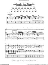 Cover icon of Jealous Of Your Cigarette sheet music for guitar (tablature) by Hawksley Workman, intermediate skill level