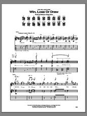 Cover icon of Win, Lose Or Draw sheet music for guitar (tablature) by Allman Brothers Band and Gregg Allman, intermediate skill level