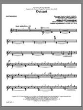 Cover icon of Outcast (complete set of parts) sheet music for orchestra/band by Mark Brymer and Glee Cast, intermediate skill level