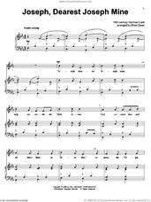 Cover icon of Joseph Dearest, Joseph Mine sheet music for voice and piano, classical score, intermediate skill level
