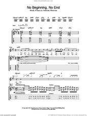 Cover icon of No Beginning No End sheet music for guitar (tablature) by Hawksley Workman, intermediate skill level