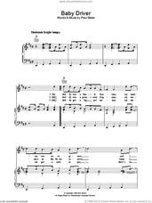 Cover icon of Baby Driver sheet music for voice, piano or guitar by Simon & Garfunkel and Paul Simon, intermediate skill level